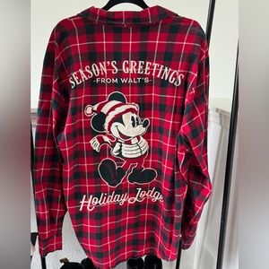 Mickey Mouse Holiday Woven Shirt for Men from Shop Disney. Size XL.